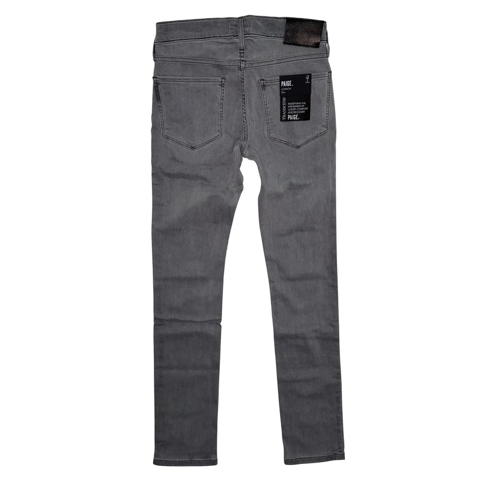 Paige Lennox Slim Transcend Grey Jeans Mens 28 NWT - Picture 2 of 8